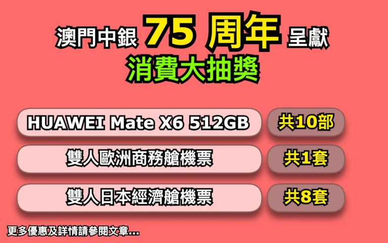澳門中銀 75 周年